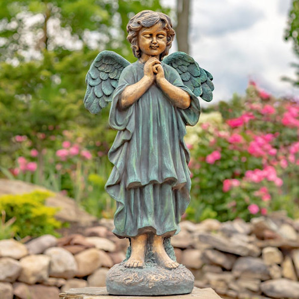 Angel Praying Sculpture 39" High